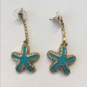 Betsey Johnson Starfish Earrings